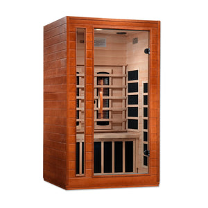 Dynamic Cardoba Full Spectrum Near Zero EMF Indoor Infrared Sauna in Canadian Hemlock (2-Person Capacity)