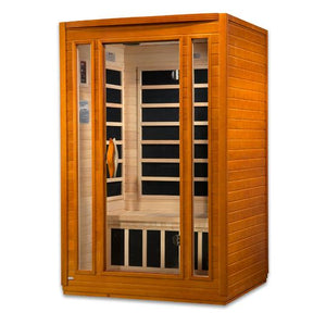 Dynamic San Marino Low EMF Indoor Infrared Sauna in Canadian Hemlock (2-Person Capacity)