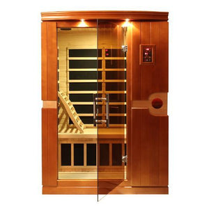 Dynamic Venice Low EMF Indoor Infrared Sauna in Canadian Hemlock (2-Person Capacity)