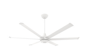 Big Ass Fans es6 72" Ceiling Fan in White, 20" Downrod, Indoor or Covered Outdoor