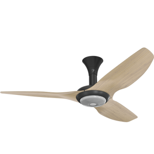 Big Ass Fans Haiku 52" Ceiling Fan, Low Profile Mount with Natural Bamboo Blades and Black Finish with LED