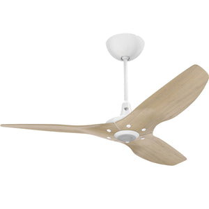 Big Ass Fans Haiku 52" Ceiling Fan with Natural Bamboo Blades and White Finish, Downrod 12"