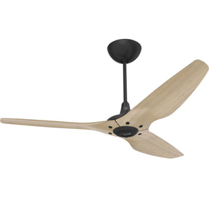 Big Ass Fans Haiku 60" Ceiling Fan with Natural Bamboo Blades and Black Finish, Downrod 12"