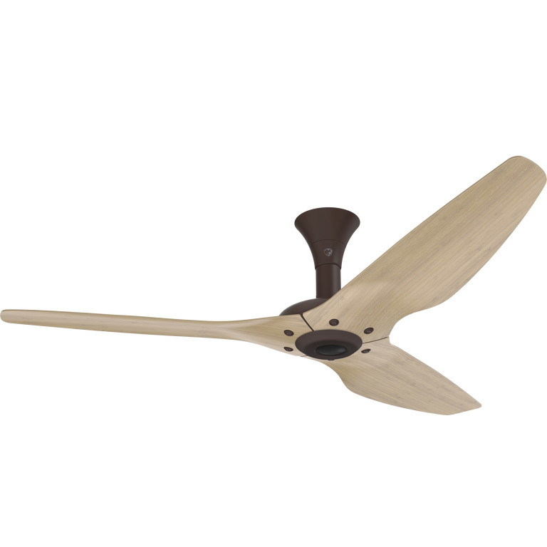 Big Ass Fans Haiku 60" Ceiling Fan, Low Profile Mount with Natural Bamboo Blades and Oil Rubbed Bronze Finish