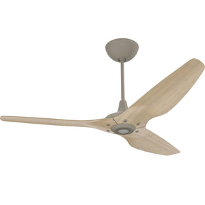Big Ass Fans Haiku 60" Ceiling Fan with Natural Bamboo Blades and Satin Nickel Finish, Downrod 12"