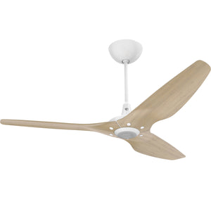Big Ass Fans Haiku 60" Ceiling Fan with Natural Bamboo Blades and White Finish, Downrod 12"