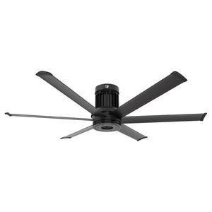Big Ass Fans i6 60" Ceiling Fan in Black, Covered Outdoors with LED