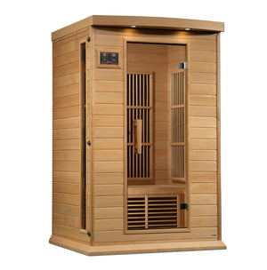 Maxxus Near Zero EMF Indoor Infrared Sauna in Canadian Hemlock (2-Person Capacity)