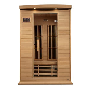 Maxxus Near Zero EMF Indoor Infrared Sauna in Canadian Hemlock (2-Person Capacity)
