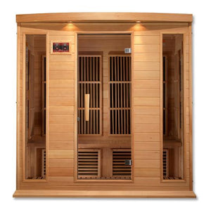 Maxxus Low EMF Indoor Infrared Sauna in Canadian Hemlock (4-Person Capacity)