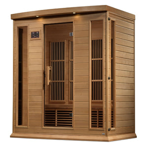 Maxxus Near Zero EMF Indoor Infrared Sauna in Canadian Hemlock (4-Person Capacity)