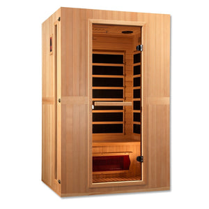 Maxxus Low EMF Indoor Infrared Sauna in Canadian Hemlock (2-Person Capacity)