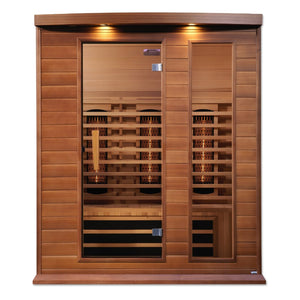 Maxxus Full Spectrum Near Zero EMF Indoor Infrared Sauna in Canadian Red Cedar (3-Person Capacity)