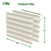 Olle Gardens 17" Tall, 12-in-1 20" Raised Bed Extension Kit - Ivory