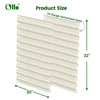 Olle Gardens 32" Tall, 12-in-1 20" Raised Bed Extension Kit - Ivory