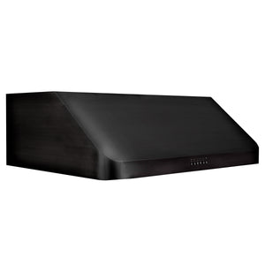 ZLINE 30" 600 CFM Ducted Under Cabinet Range Hood in Black Stainless Steel, BS623-30