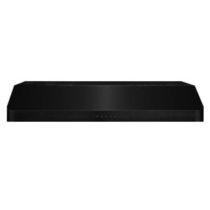 ZLINE 30" 400 CFM Ducted Under Cabinet Range Hood in Black Stainless Steel, BS617-30
