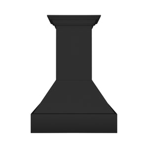 ZLINE 36" 700 CFM Wooden Wall Mount Range Hood in Rustic Black Finish, 355CC-36