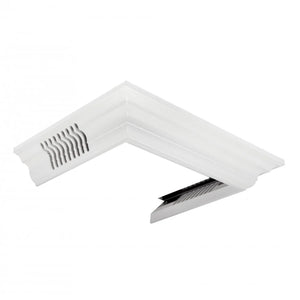 ZLINE Vented Crown Molding Profile 6 for Bright White Wall Mount Range Hood, CM6V-KBWW