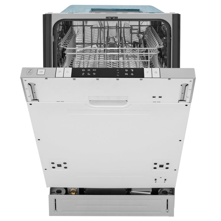 ZLINE 18 in. Top Control Dishwasher in Custom Panel Ready with Stainless Steel Tub, DW7714-18