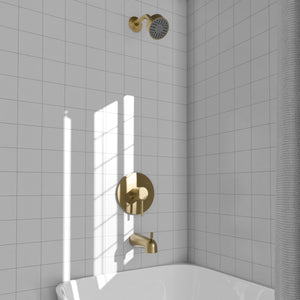 ZLINE Rubicon Elegant Shower System in Champagne Bronze, RBCN1-SHS-CB