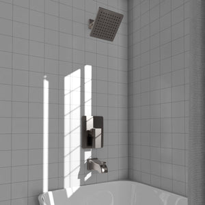 ZLINE Rubicon Modern Shower System in Brushed Nickel, RBCN2-SHS-BN