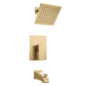 ZLINE Rubicon Modern Shower System in Champagne Bronze, RBCN2-SHS-CB