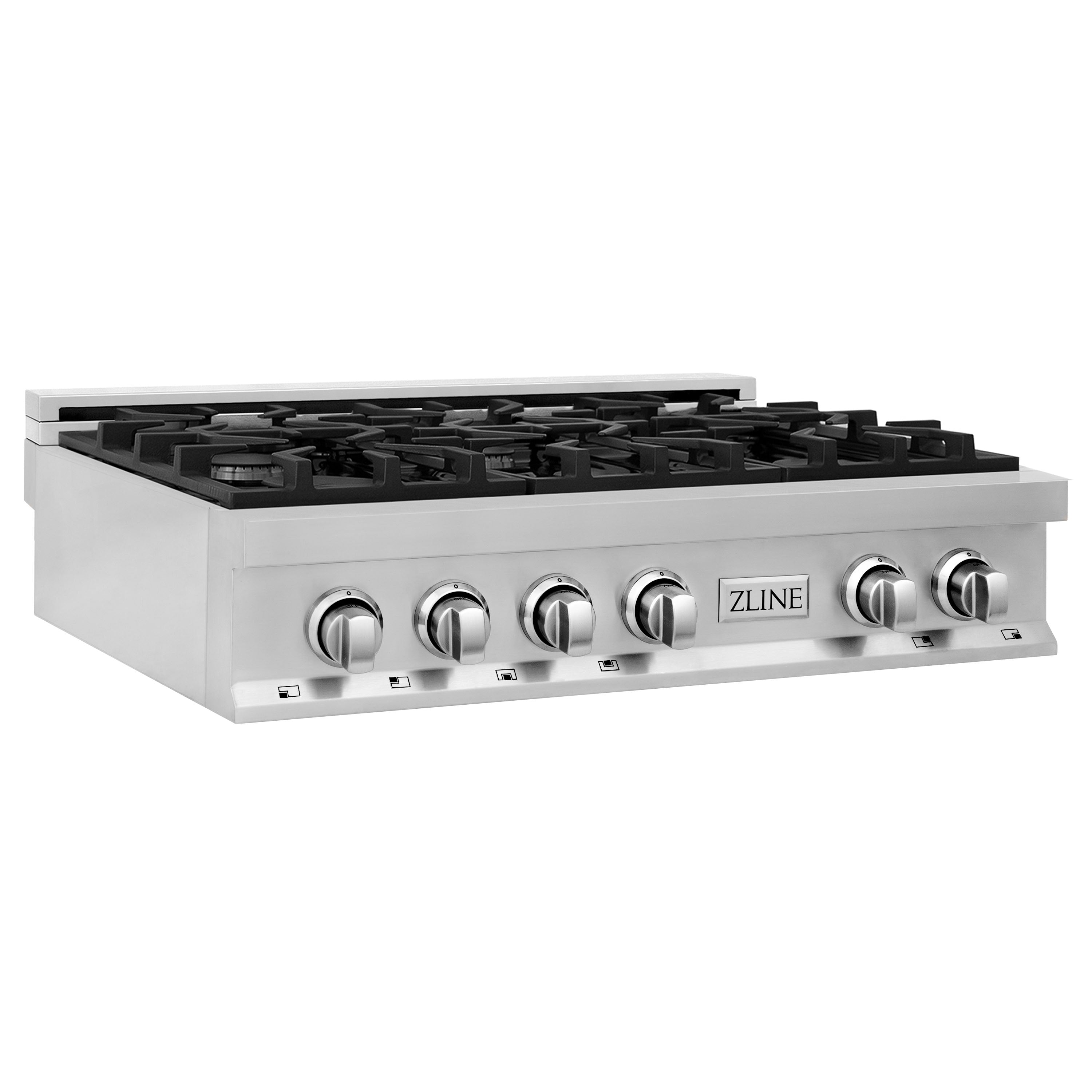 Thor Kitchen 36 in. GAS Rangetop in Stainless Steel with 6 Burners - Hrt3618u