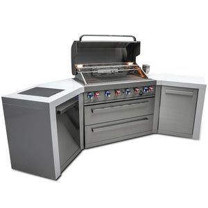 Mont Alpi 805 Deluxe Island Grill wth 45 Degree Corners, MAi805-D45
