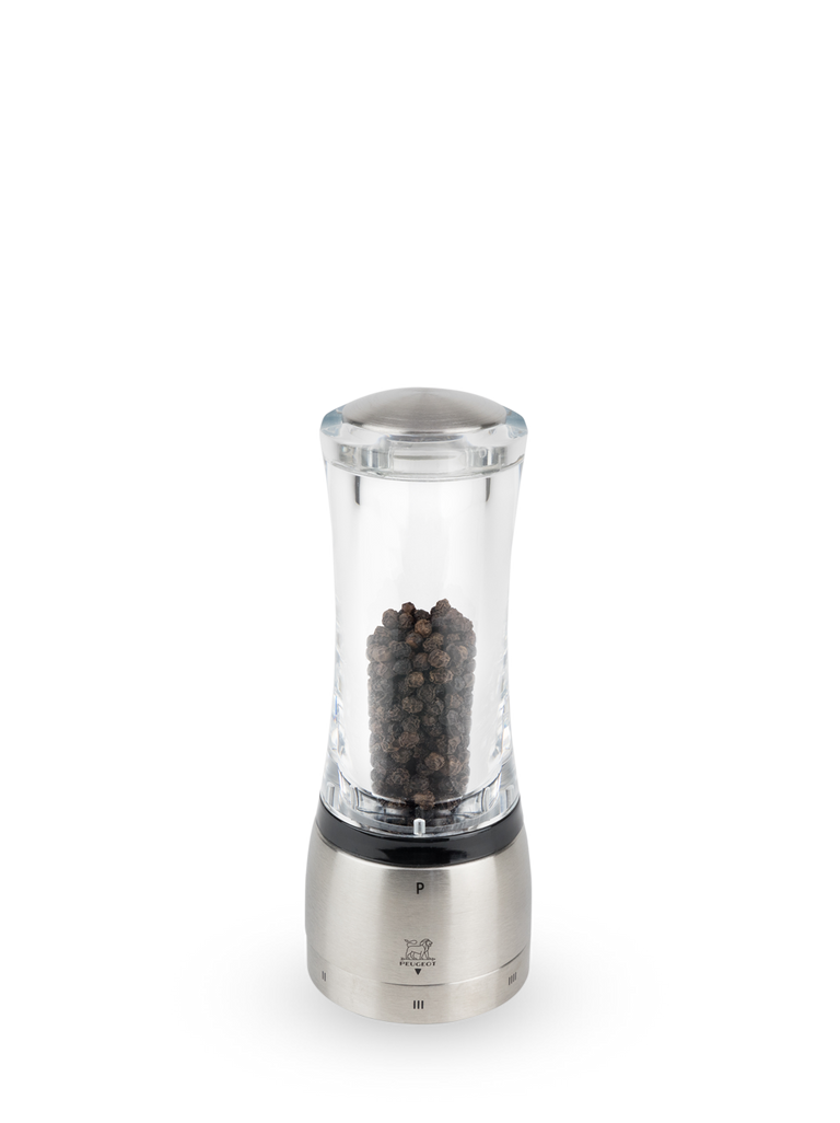 Peugeot Daman Pepper Mill in Acrylic/Stainless 16 cm - 6in