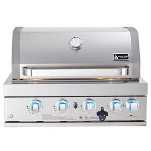 Mont Alpi 400 32 Inch Built In Propane Gas Grill, MABi400
