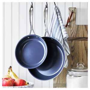 ZWILLING 2pc Stainless Steel Ceramic Nonstick Fry Pan Set