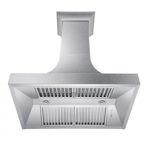ZLINE 30" Designer Series Satin Stainless Steel Ducted Wall Range Hood, 8632S-30