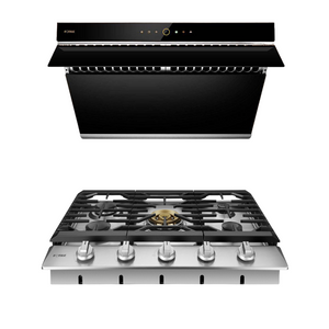 Fotile Package 30 Inch Cooktop and 30 Inch Range Hood, AP-GLS30501