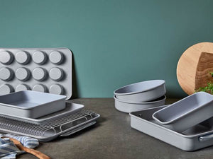 Caraway Complete Bakeware Set in Gray