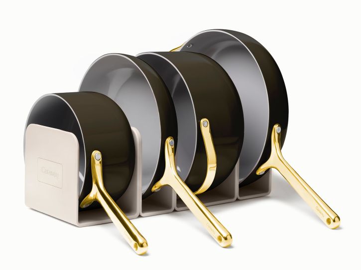 Caraway Black Cookware Set in Storage Dividers