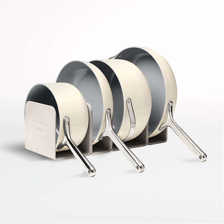 Caraway Cream Cookware Set in Storage Dividers