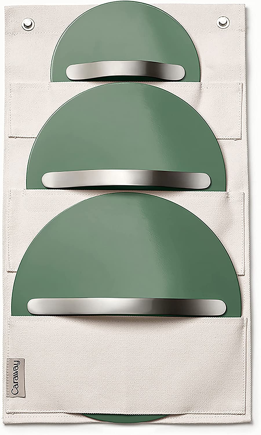 Caraway Sage Lids in Storage