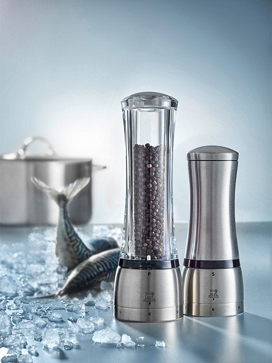 Peugeot Daman Pepper Mill in Acrylic/Stainless 16 cm - 6in