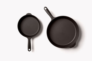 Field Company Two Piece Cast Iron Skillet Cookware Set (No. 6 & No.10)