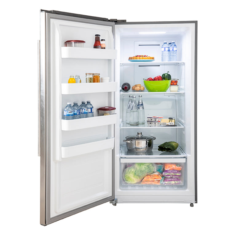 Forno 28 Inch Dual Combination Refrigerator/Freezer in Stainless Steel, FFFFD1933-28LS