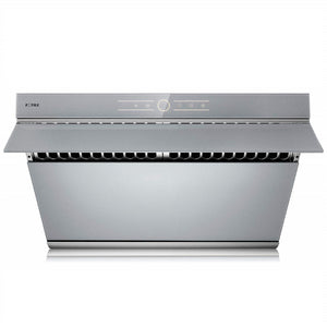 Fotile Slant Vent Series 30 in. 850 CFM Range Hood with Touchscreen in Silver Gray, JQG7501.G