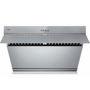 Fotile Slant Vent Series 30 in. 850 CFM Range Hood with Push Buttons in Silver Gray, JQG7502.G
