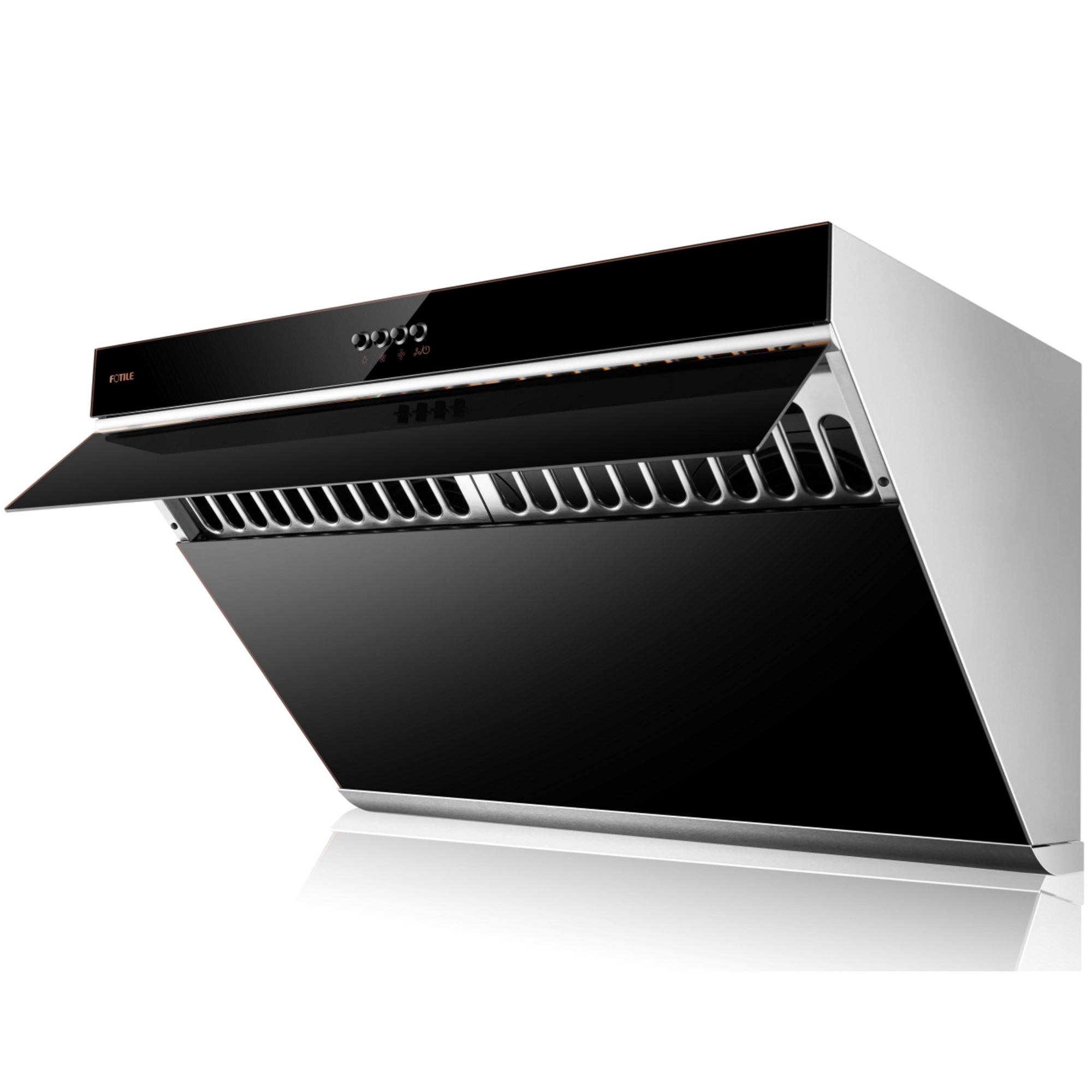 Fotile Slant Vent Series 30 in. 850 CFM Range Hood with Push 