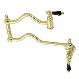 Kingston Brass Pot Filler In Brushed Brass, KS2107PKL