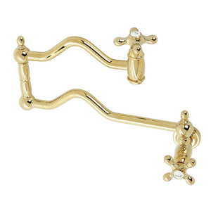 Kingston Brass Pot Filler In Polished Brass, KS2102AX