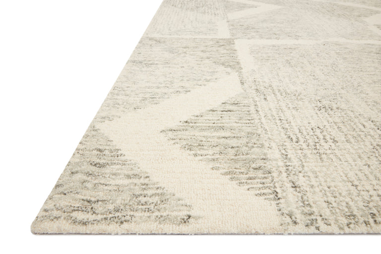 Loloi Rugs Milo Collection Rug in Lt Grey, Granite - 7'9" x 9'9"