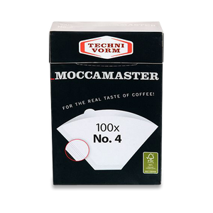 Moccamaster #4 Filters 1L & 1.25L Brewers Box with 100 filters