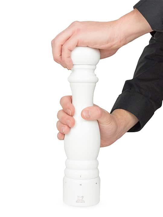 Peugeot Paris u'Select Pepper Mill in Wood White Lacquered  30 cm - 12in