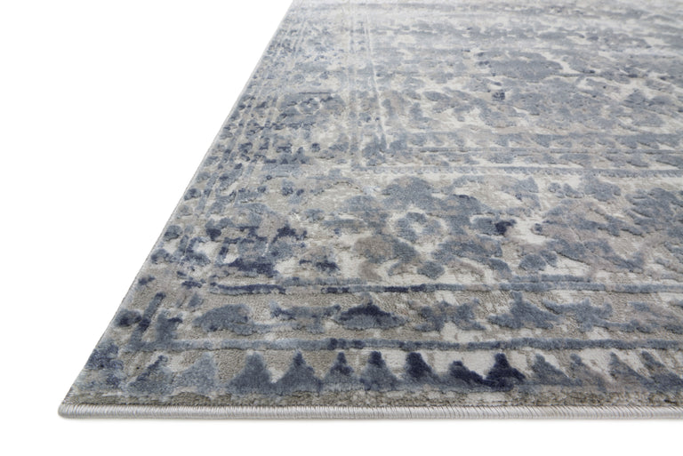 Loloi Rugs Patina Collection Rug in Sky, Stone - 6'7" x 9'2"